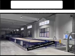 Panel Honeycomb Aluminium Jalur Produksi Otomatis Penuh