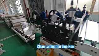 Membersihkan jalur produksi laminasi
