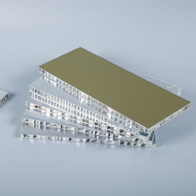 15mm 25mm 10mm Pvdf Aluminium Honeycomb Panel Untuk Aerospace