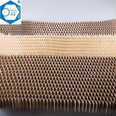 1600mm Panjang Kertas Honeycomb Core Strip Bentuk Unfolded Kertas Honeycomb Pintu Core