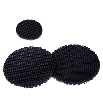 Black Cell Size 3.2mm Aluminium Honeycomb Grid Core Lamps Digunakan Dalam Lampu Lalu Lintas