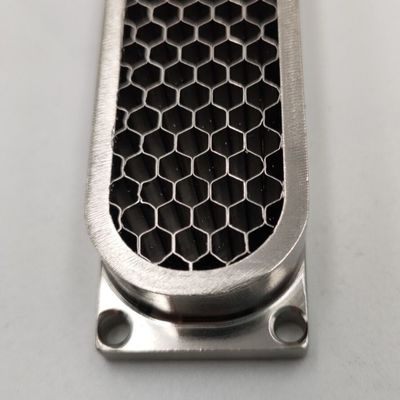 316L stainless steel honeycomb ventilasi dengan rangka digunakan untuk sistem pelindung