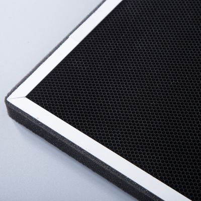 Sponge Substrate Efisiensi Tinggi Aluminium Honeycomb Filter Filter Karbon Aktif 10mm