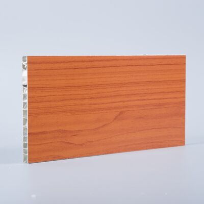 5~100mm Ketebalan Aluminium Honeycomb Plates Untuk Passive Building Curtain Wall