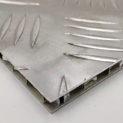 Anti Skid Aluminium Honeycomb lantai panel 1300x2000mm