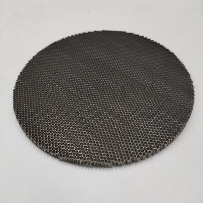 Bentuk bulat dari stainless steel honeycomb core 50x50mm 100x100mm tahan korosi
