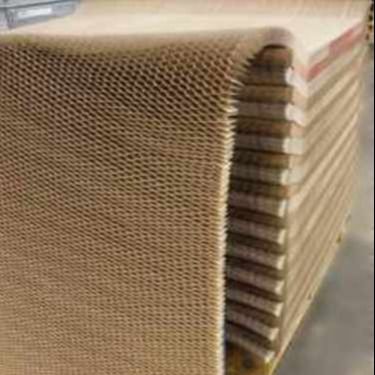 Terus-menerus kertas biasa Honeycomb pintu inti disesuaikan dalam berbagai ukuran