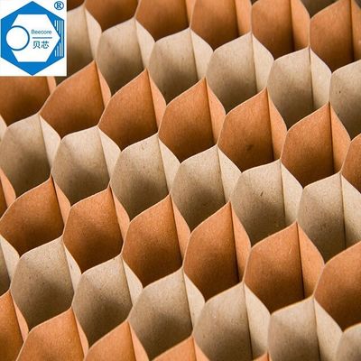 kualitas  Fire Resistant Paper Honeycomb Core 900x2400mm For Furniture And Door Filling Pabrik