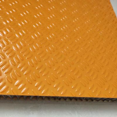 Karat Permukaan Aluminium FRP Honeycomb Panel Mudah dibersihkan