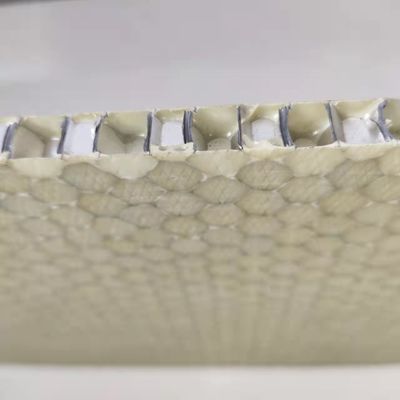 Karat Permukaan Aluminium FRP Honeycomb Panel Mudah dibersihkan