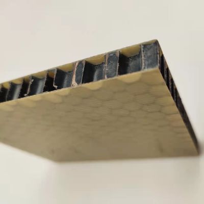 Panel Honeycomb Aluminium Serat Kaca Kekuatan Tinggi Untuk Dek Yacht
