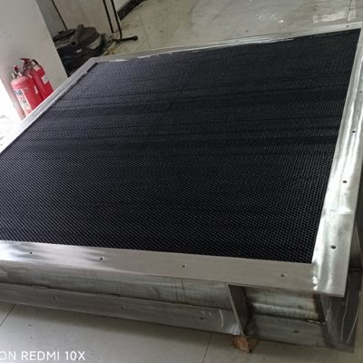 Spot Welding Stainless Steel Honeycomb Plate Cell Ukuran 6.4mm Untuk Terowongan Angin