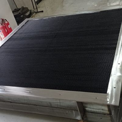 1000x1200mm Titik Las Piring Honeycomb Baja Rostless Untuk Terowongan Angin