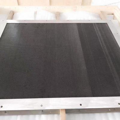 1000x1200mm Titik Las Piring Honeycomb Baja Rostless Untuk Terowongan Angin