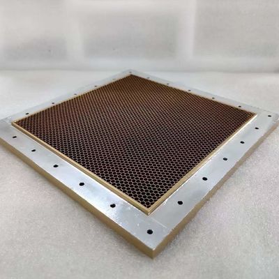 Metal stainless steel honeycomb untuk penggaris udara spot pengelasan 6.4mm