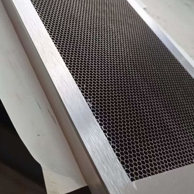 Metal stainless steel honeycomb untuk penggaris udara spot pengelasan 6.4mm