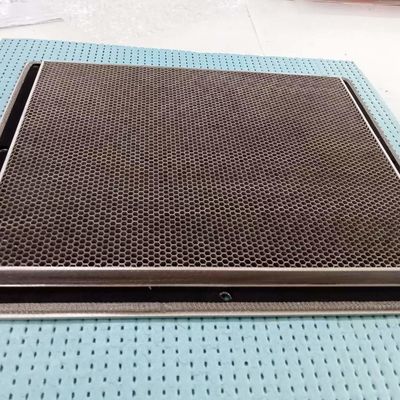 Metal stainless steel honeycomb untuk penggaris udara spot pengelasan 6.4mm