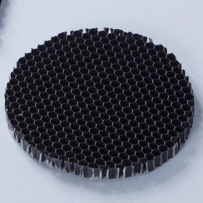 Diameter 50mm Black Aluminium Honeycomb Louver Untuk LED Anti Glare