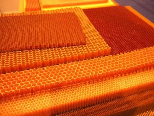1220x1220mm Nomex Core Honeycomb Materials Untuk Radome Radar