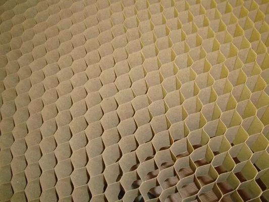OEM ODM Paper Honeycomb Core Untuk Pintu Dengan Ukuran Sel 20mm