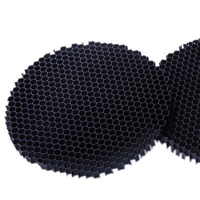 Diameter 20 - 120mm Black Aluminium Honeycomb Grid Core Untuk LED Anti Glare