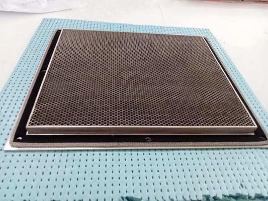 Metal stainless steel honeycomb ventilasi untuk penggaris udara spot pengelasan 6.4mm