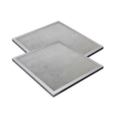 500x500mm Aluminium Honeycomb Filter Photocatalyst Filter Core Untuk Penghilang Bau