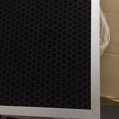 Aluminium Honeycomb Filter Dengan Lapisan Karbon Aktif Ukuran 500x500mm