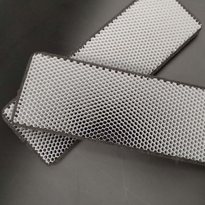 Sponge Frame Aluminium Honeycomb Filter Permukaan Disemprotkan Dengan Titanium Dioksida Ukuran Disesuaikan