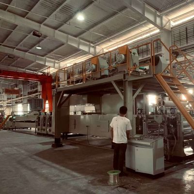 Aluminium Honeycomb Komposit Panel Produksi Lini Kontinyu Mesin Honeycomb