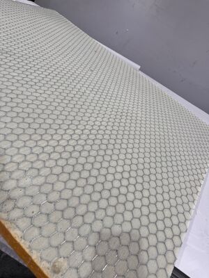 Panjang Sisi 6 ~ 15mm Aluminium Honeycomb Core Dengan Bahan busa