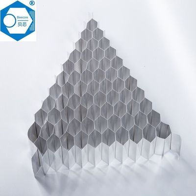 Industri Bangunan Aluminium Honeycomb Core 1200x2400mm Kekuatan Tinggi