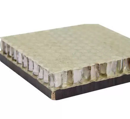 Panel Honeycomb Aluminium Serat Kaca Untuk Komposit Batu Atas Dan Bawah