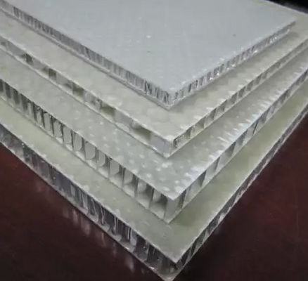 Panel Honeycomb Aluminium Serat Kaca Untuk Komposit Batu Atas Dan Bawah