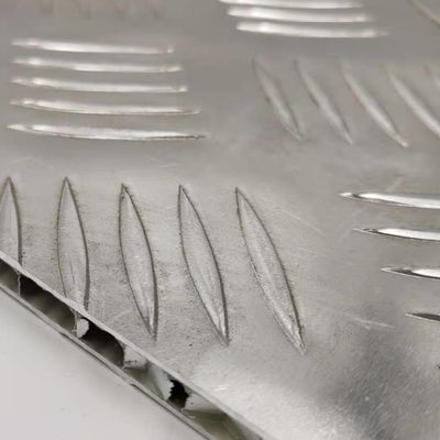 Anti Skid Aluminium Honeycomb lantai panel 1300x2000mm