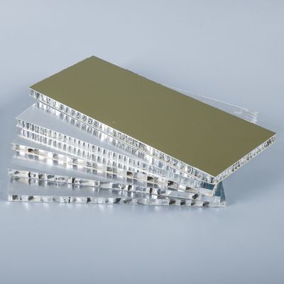 PVDF PU Lapisan Aluminium Honeycomb Panel dinding 1200x2400mm