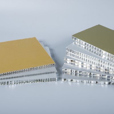 PVDF PU Lapisan Aluminium Honeycomb Panel dinding 1200x2400mm