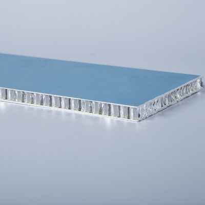 Langit-langit 4x8 Panel Honeycomb Aluminium, PE Lapisan Panel Honeycomb Langit-langit