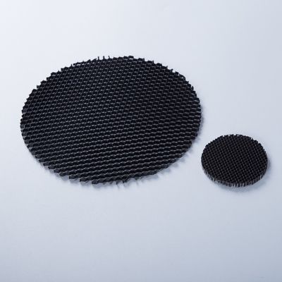 Bulat Hitam Aluminium Honey Comb Louver 2mm Panjang Sisi
