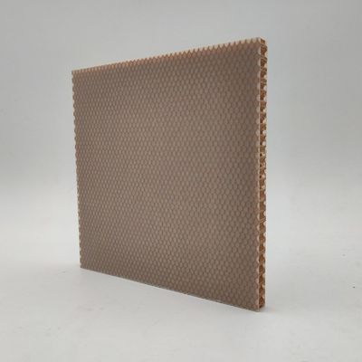 Permukaan Lembar Honeycomb Aramid Kekuatan Tinggi Bahan Serat Kaca Komposable