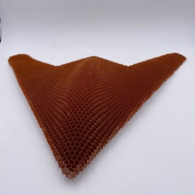 Brown Honeycomb Nomex Core 15mm 20mm Anti Kelelahan