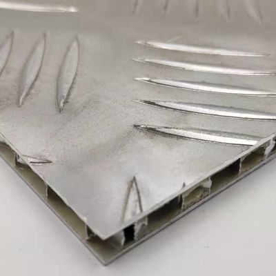 Lantai Mobil Kabel Lembar Honeycomb Aluminium, Panel Sandwich Honeycomb Aluminium 1550x2500mm