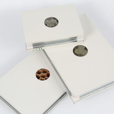 600x1180mm Aluminium Honeycomb Board Untuk Dust Free / Food Workshop