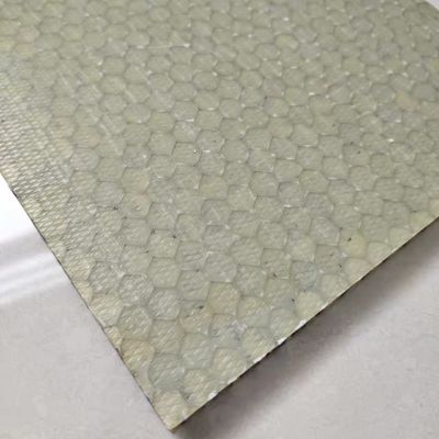 Mudah Bersih Karbon Serat Honeycomb Sheet 32mm Untuk Trailer Dan Van Panel