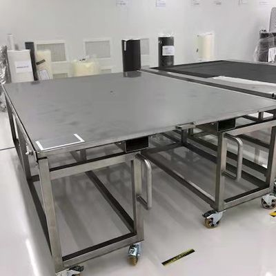 Meja Kerja Honeycomb Oil Stain Proof Stainless Steel 800x900mm