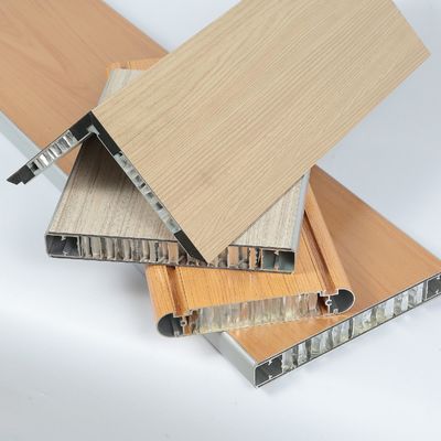 Panel Honeycomb Aluminium HPL Untuk Transit Kereta Api Kekuatan Tinggi