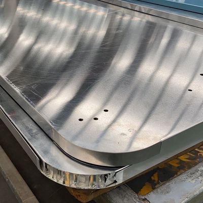 Anodic Alumina Honeycomb Aluminium Panel Ketebalan 0,5 0,6 0,7 0,8 mm