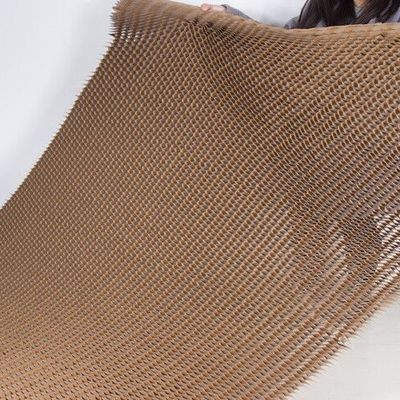 Ukuran yang diperluas 1200*2200mm Core Honeycomb Kertas Untuk Pintu Dengan Kekuatan Tinggi